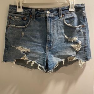 Abercrombie High Rise Mom Shorts